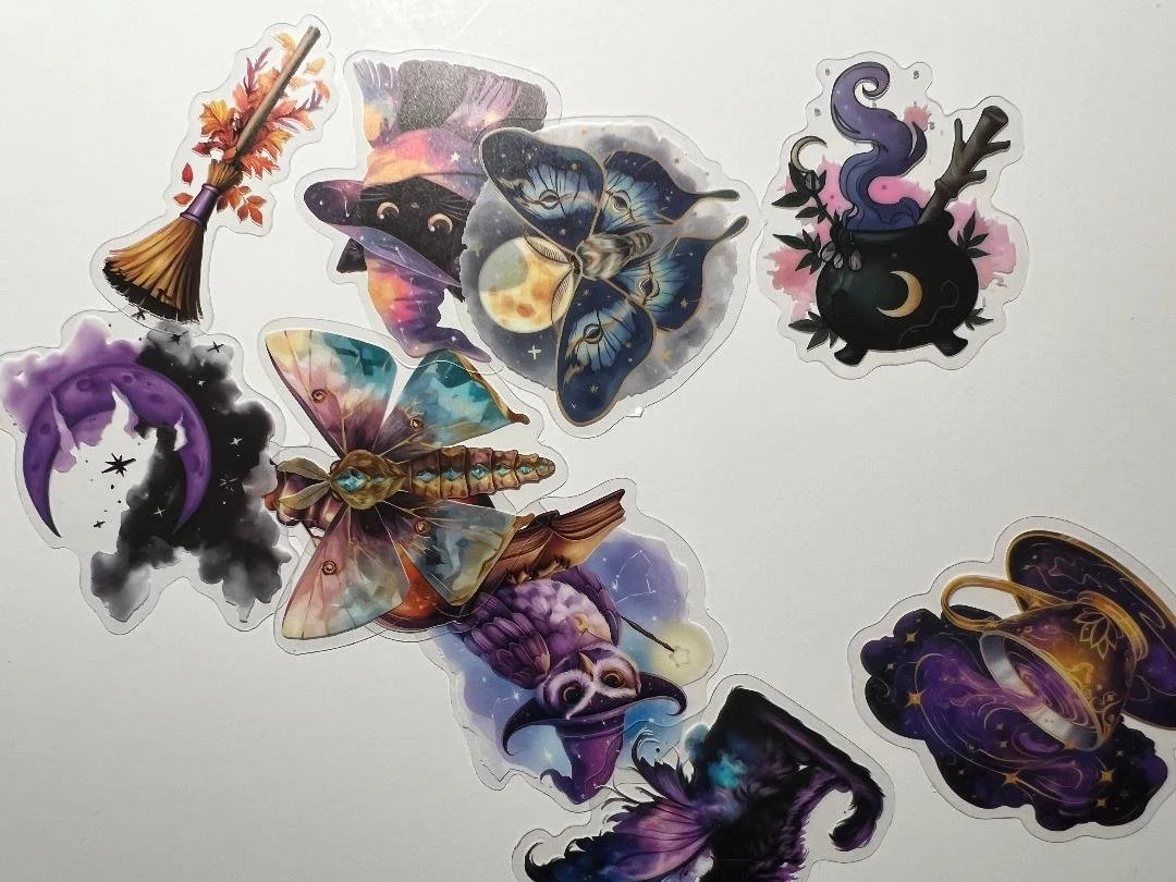 PET Clear Stickers-Mystical