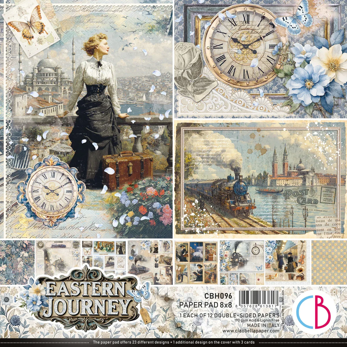 Ciao Bella - Eastern Journey 8 x8 12/pkg Paper Pad