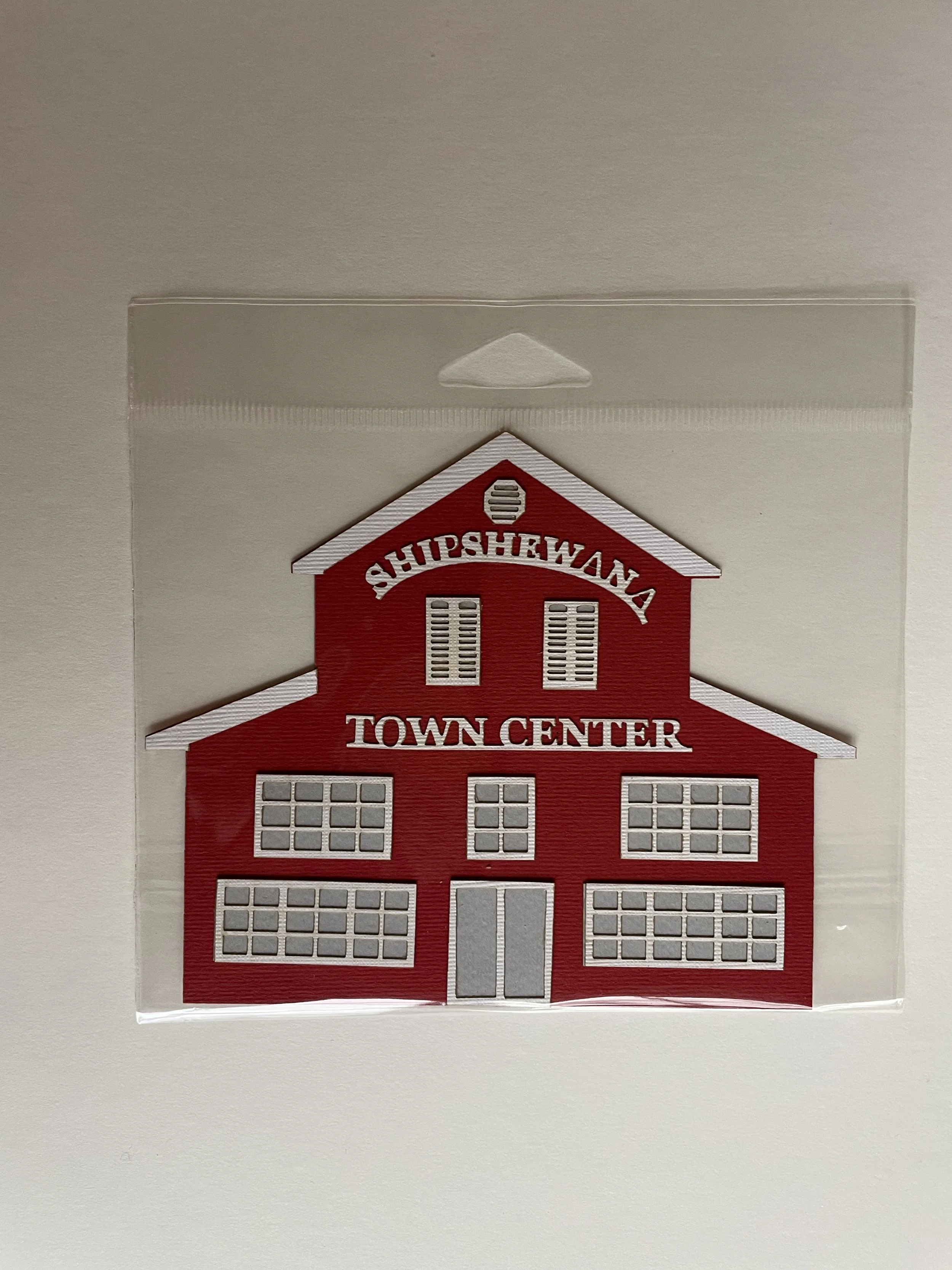 Indiana Shipshewana Town Center Paper Laser Cut