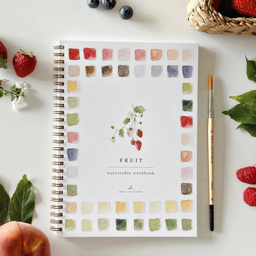 Emily Lex Studio-Fruit Watercolor Book