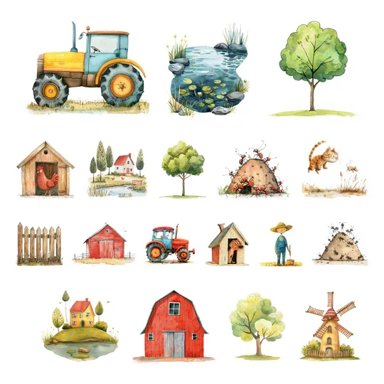 Simply Stated Design - Funny Farm Ephemera