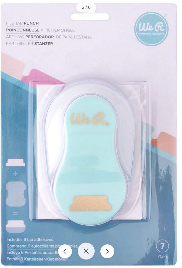 We R Memory Keepers - File Tab Punch
