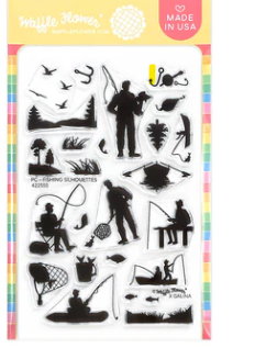 waffle-flower-crafts-postage-collage-fishing-silhouettes-stamp-set.png