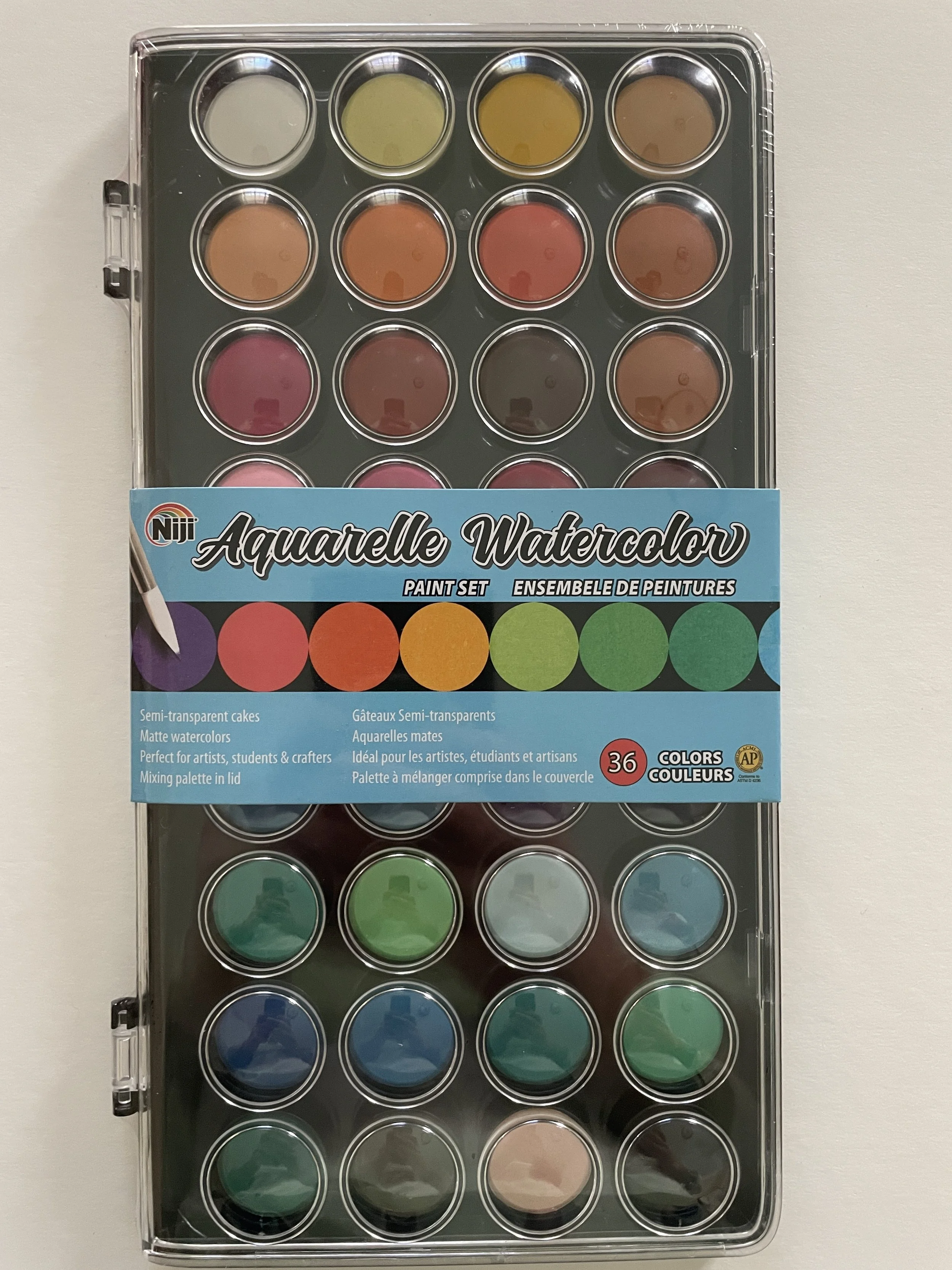 Aquarelle Watercolor Paint Set 36 Colors