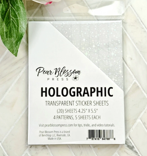 Pear Blossom Press - Holographic Sticker Sheets