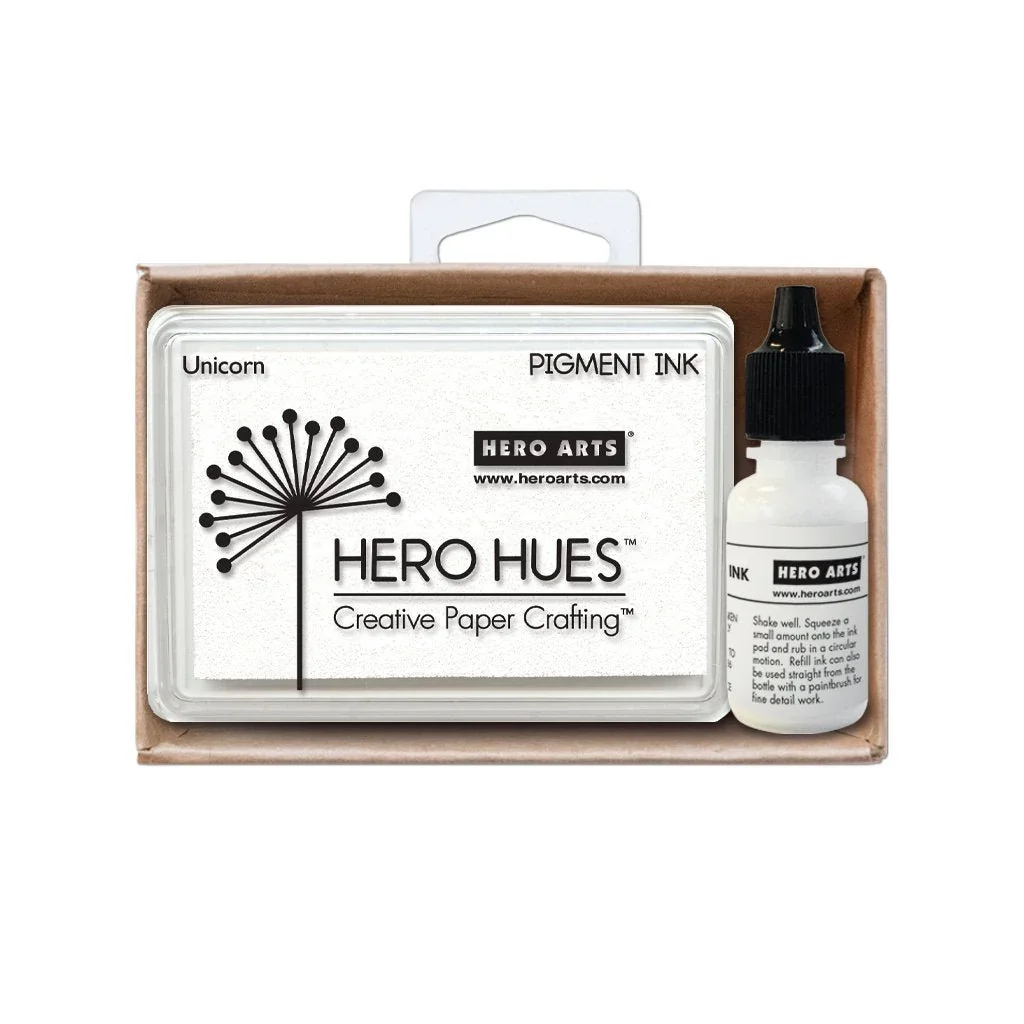 Unicorn Ink-Hero Arts White Ink and Reinker