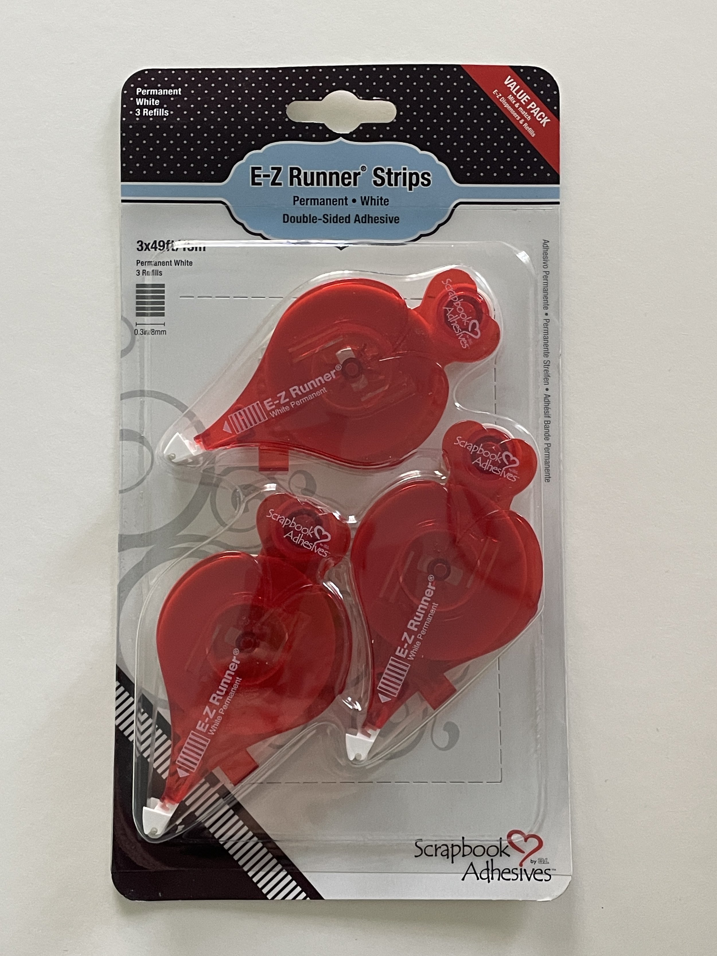 Scrapbook Adhesives – E-Z Runner Strips Permanent Value Pack
