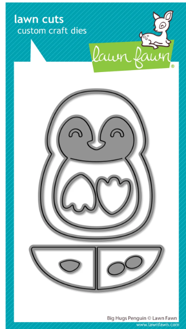 Lawn Fawn - Big Hugs Penguin Dies