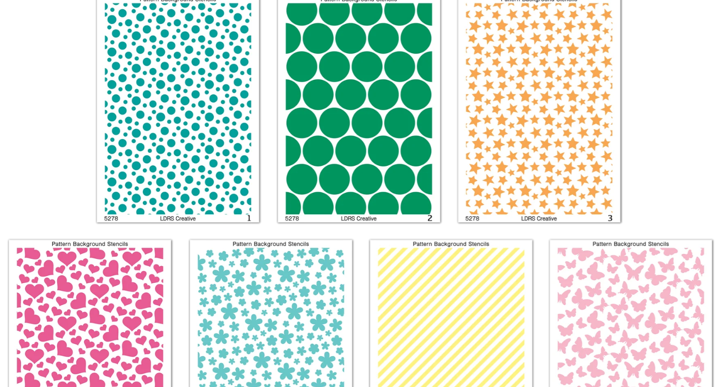 LDRS - Pattern Background Stencils