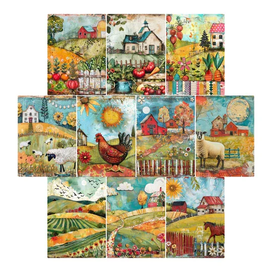 Simply Stated Design- Funny Farm A2 Cards Ephemera