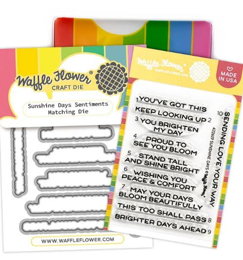 Waffle Flower Crafts - Sunshine Days Sentiments Combo