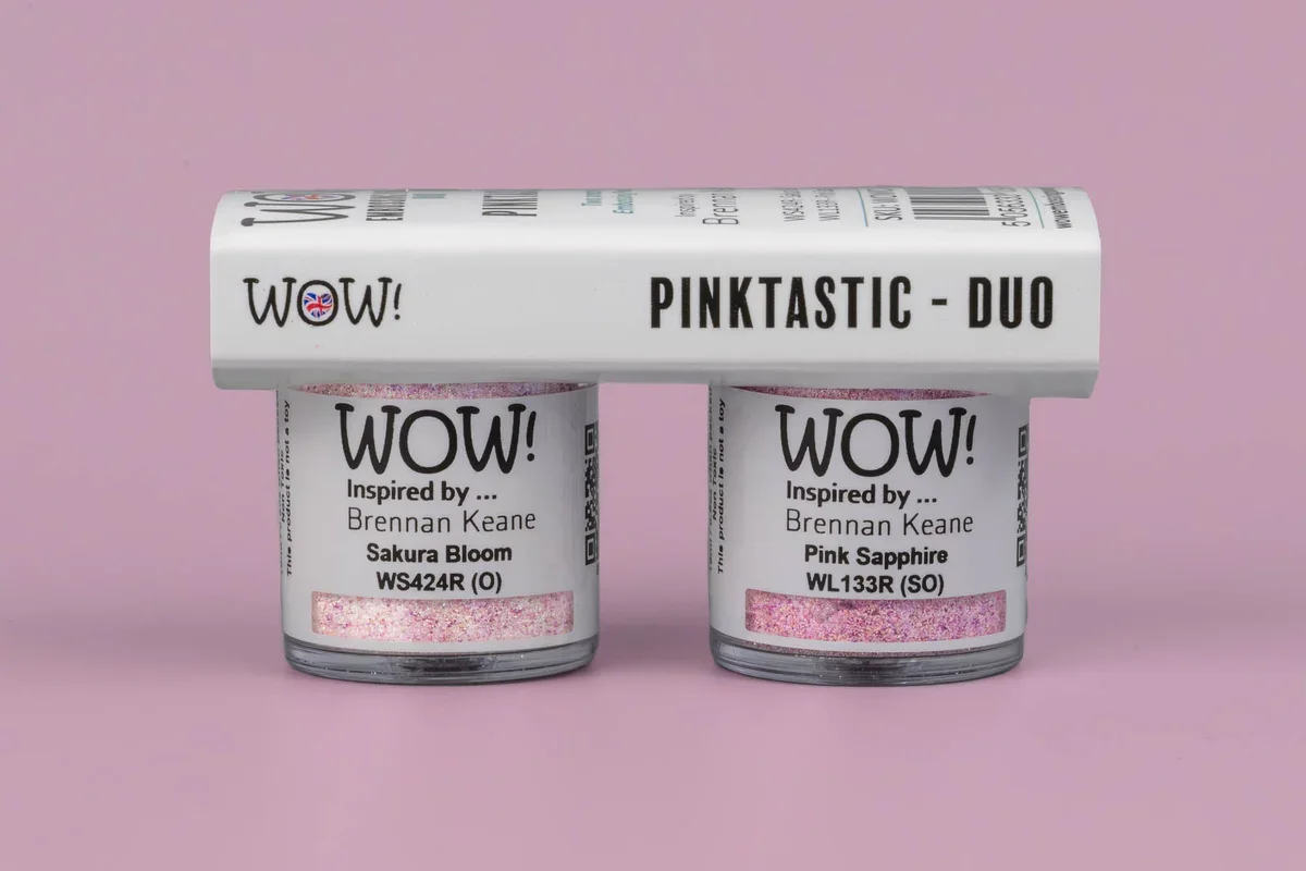 Wow - Embossing Powder - Duo Pinktastic - Inspired by Brennan