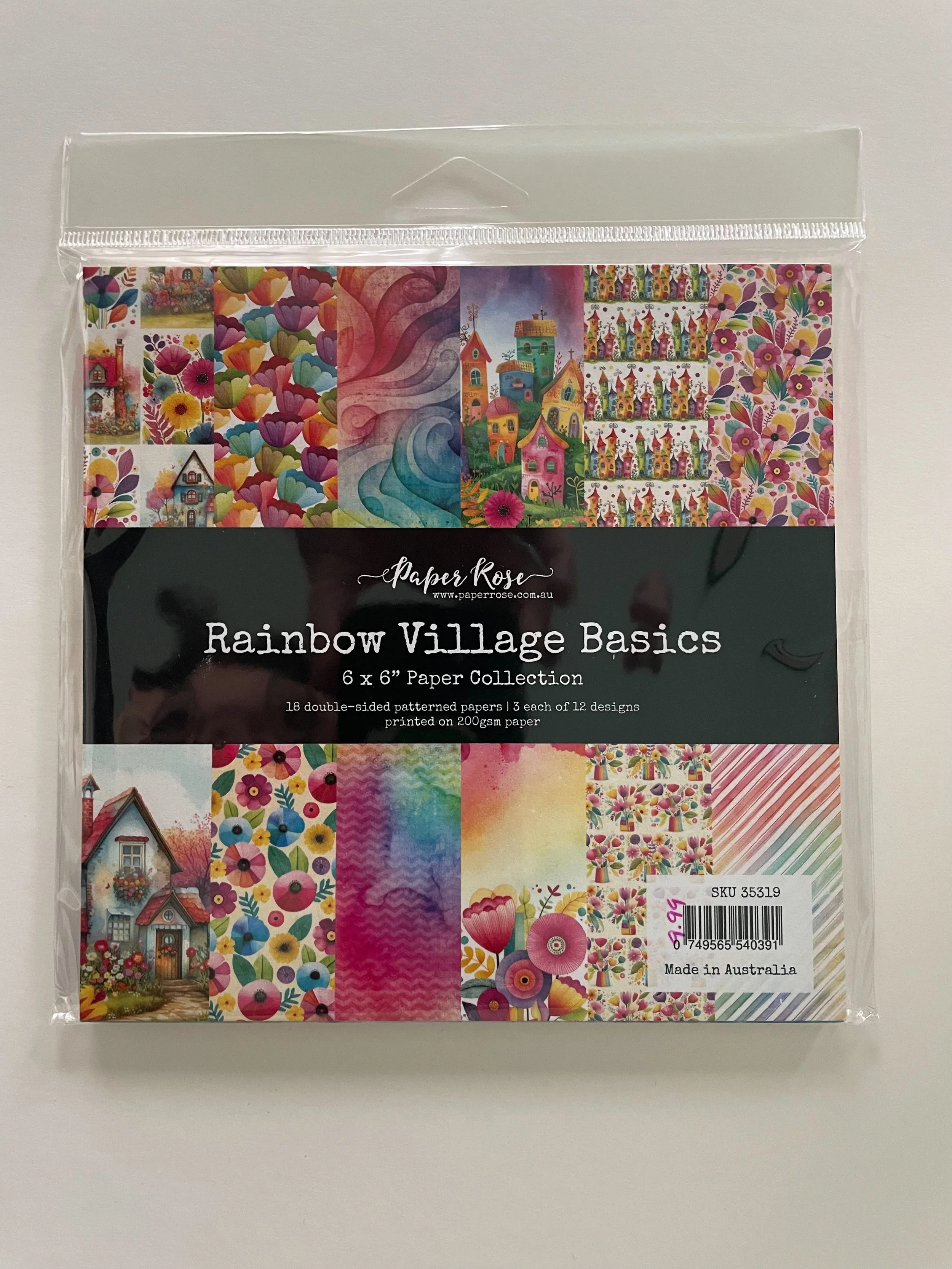 Paper Rose – Rainbow Village Basics 6×6 Paper Collection