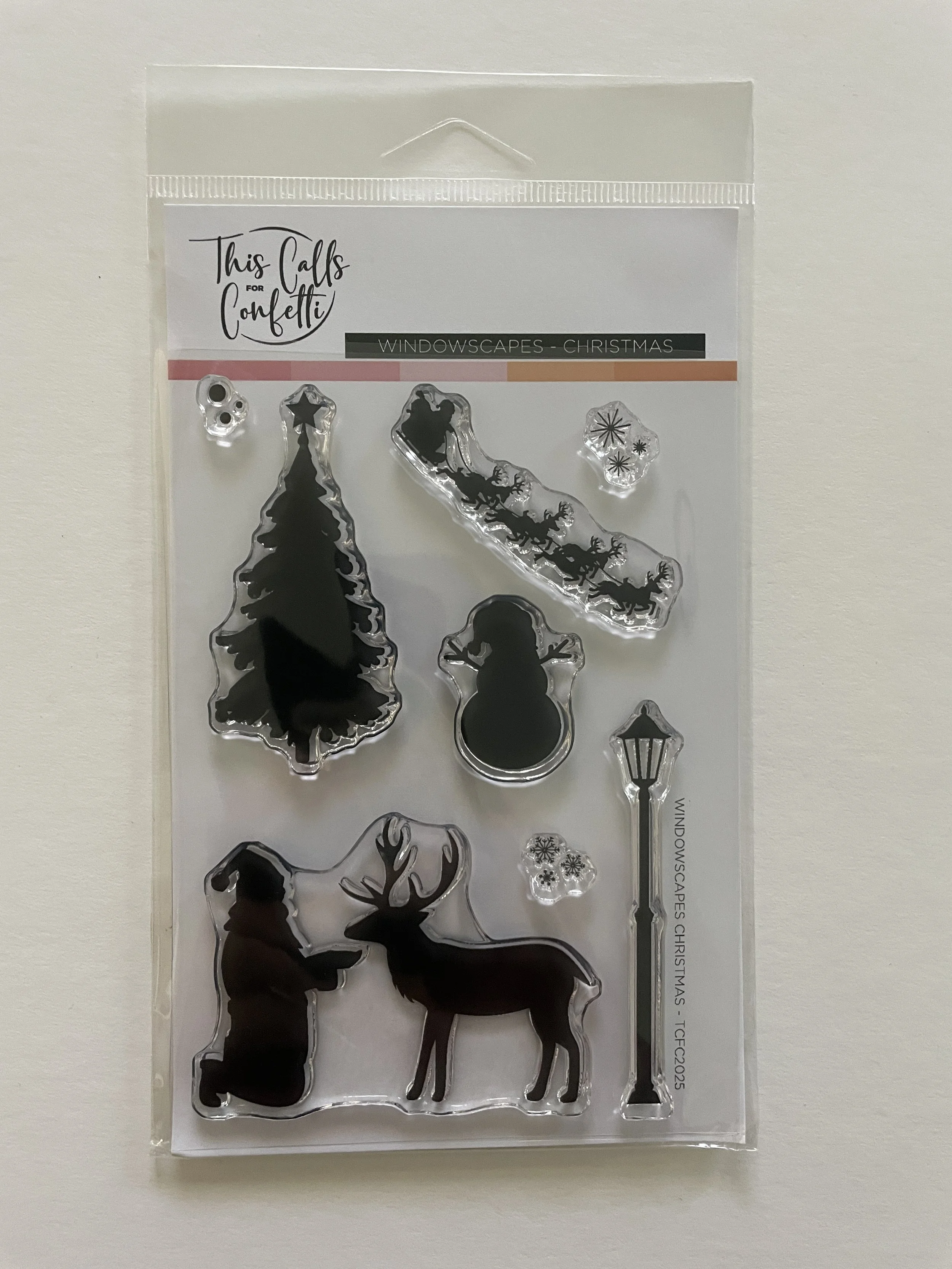 This Calls for Confetti Windowscapes - Christmas Photopolymer Stamp Set