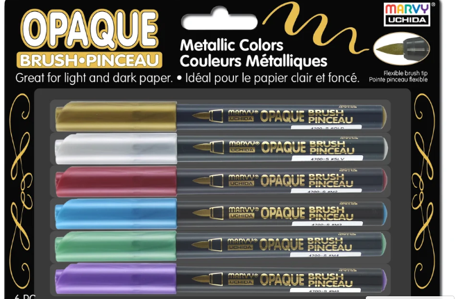 Marvy Uchida - Opaque Brush Metallic Set