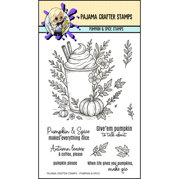 Pajama Crafter Stamps - Pumpkin & Spice Stamps