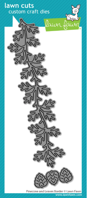 Lawn Fawn - Pinecone and Leaves Die Set