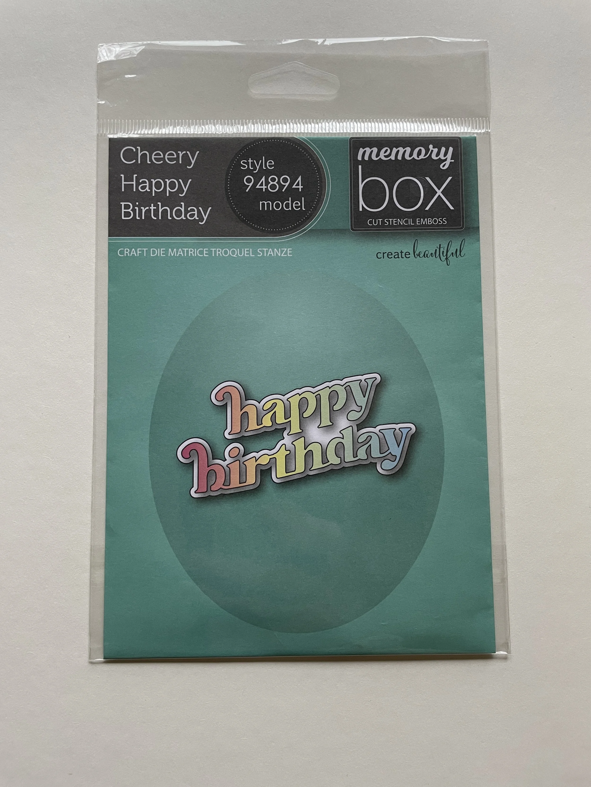 Memory Box Cheery Happy Birthday