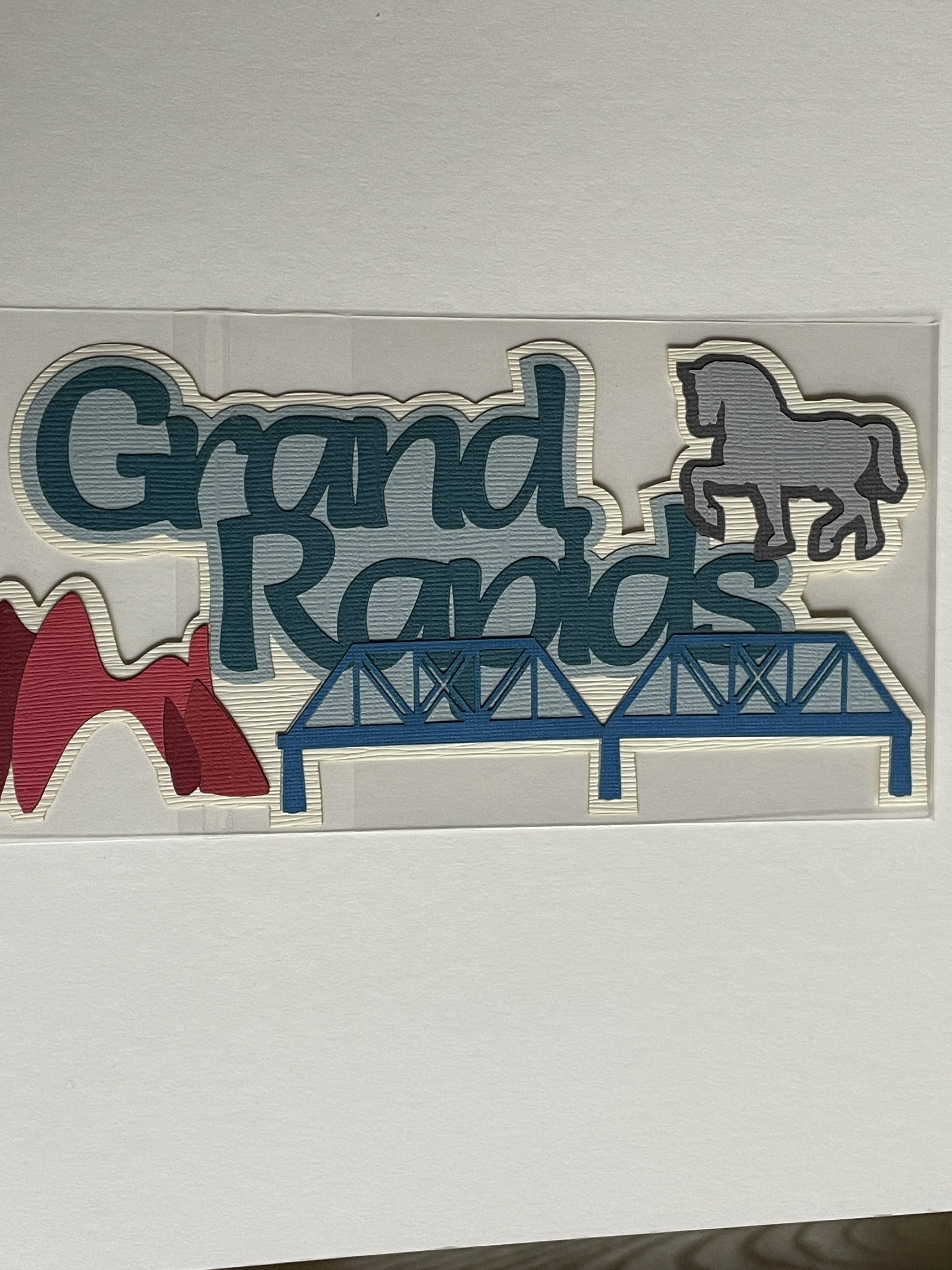 Michigan Grand Rapids Paper Laser Cut