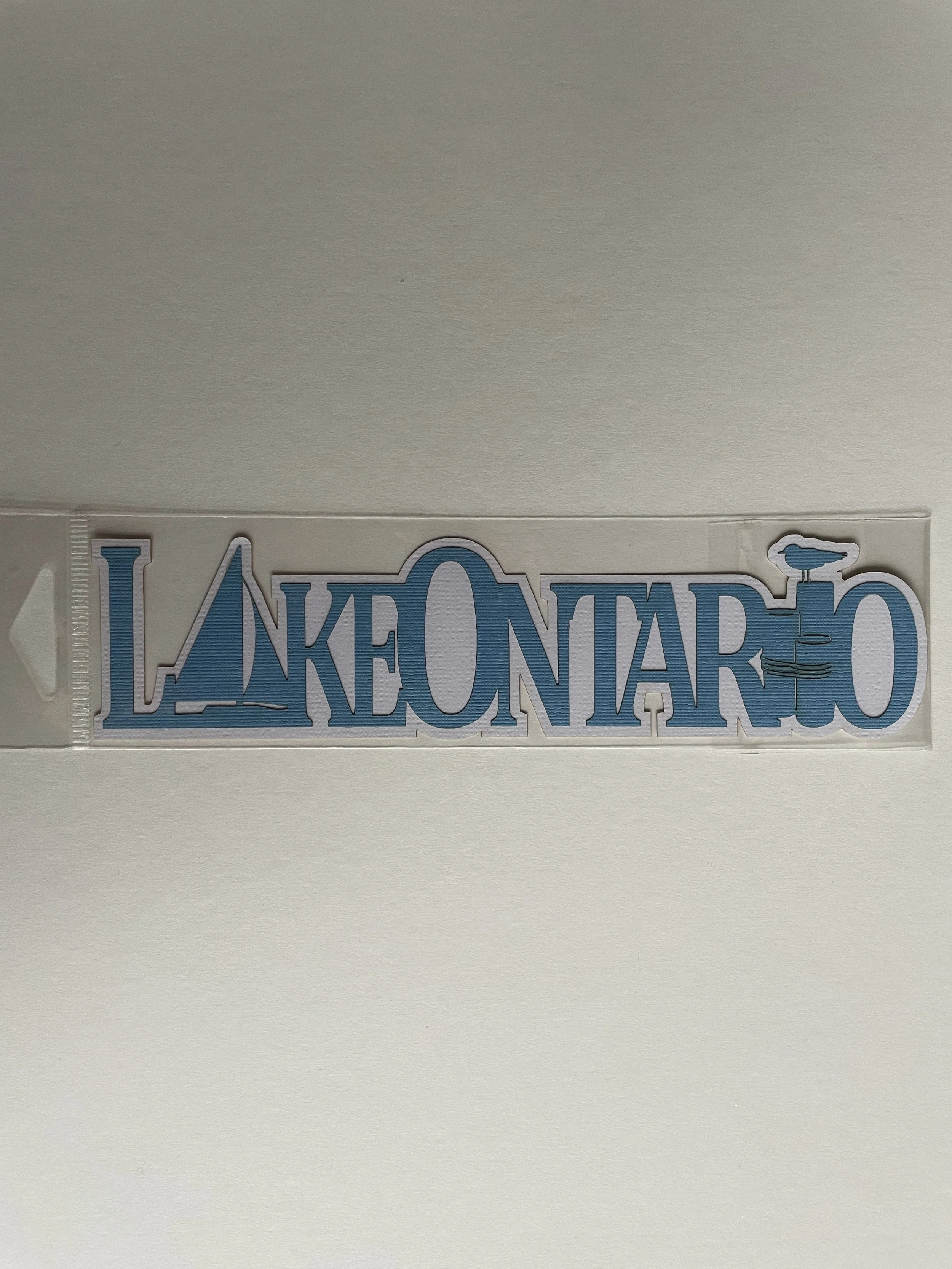 Michigan Lake Ontario Paper Laser Cut (Boat Detail)
