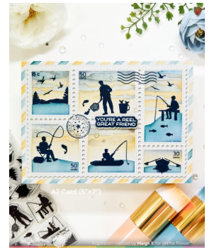 waffle-flower-crafts-postage-collage-fishing-silhouettes-stamp-set #2.png