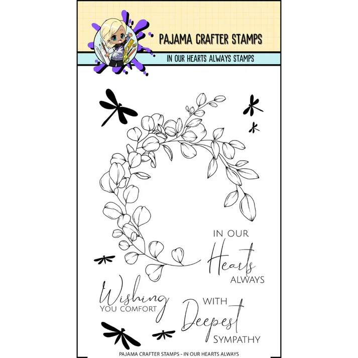 Pajama Crafter Stamps - In Our Hearts Always Stamps