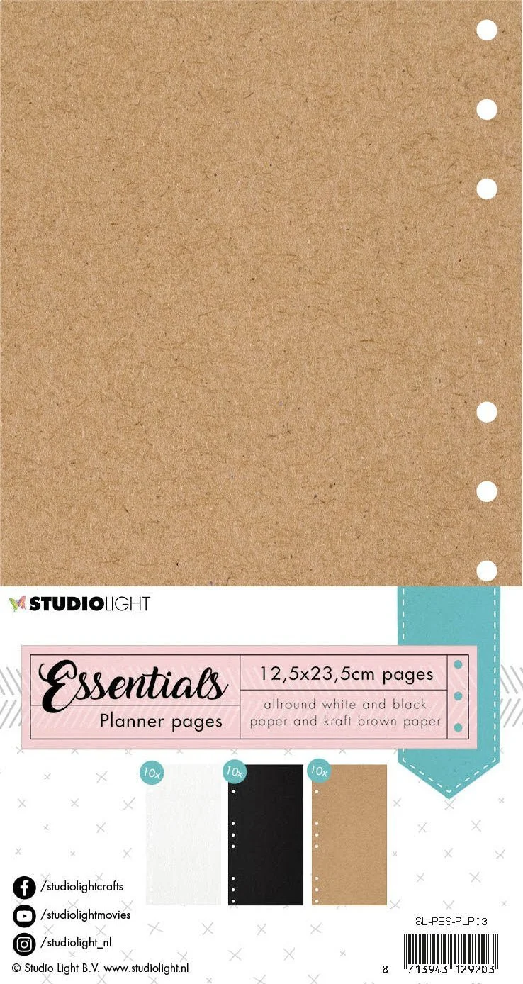 Studio Light- Planner Paper 3 Colors Planner Essentials