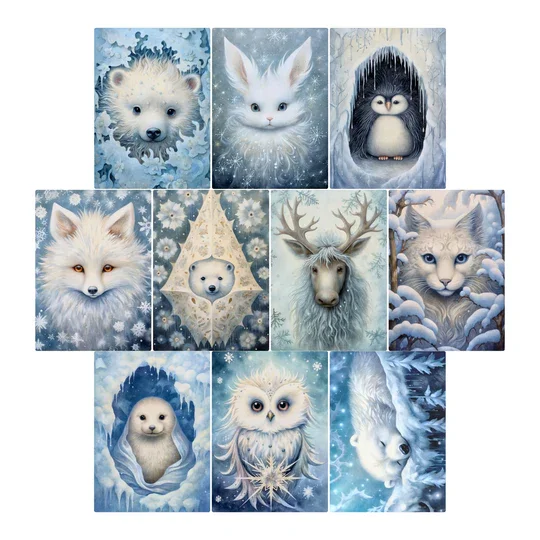 Snow Animals Project Base A2 Size