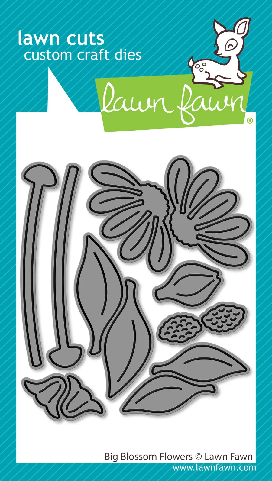 Lawn Fawn - Big Blossom Flower Dies