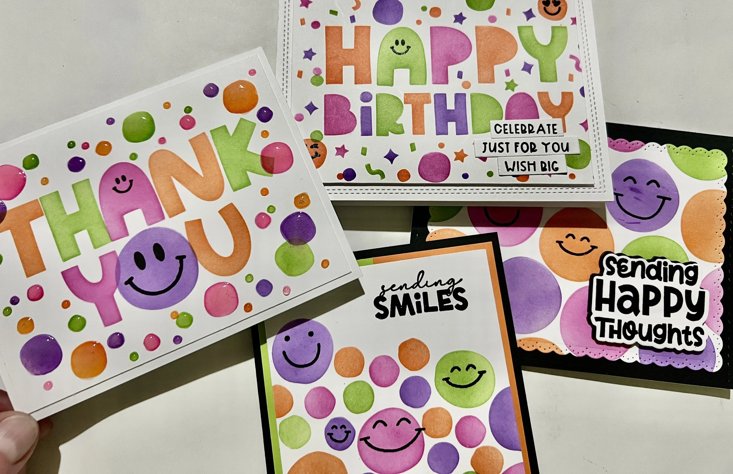 Smiley Squad -Create in Quads Stencil Class