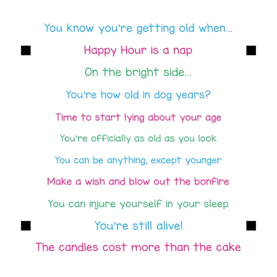 LDRS - Snarky Birthday Stack stamp