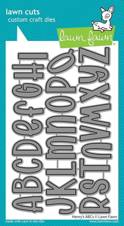 Lawn Fawn - Henry's ABC's and Henry's 123s Dies