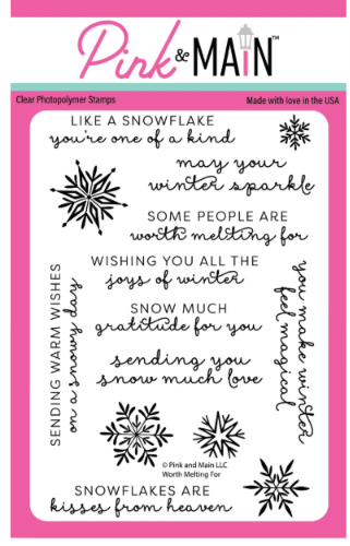 Pink & Main - Worth Melting For Stamp and Die Set