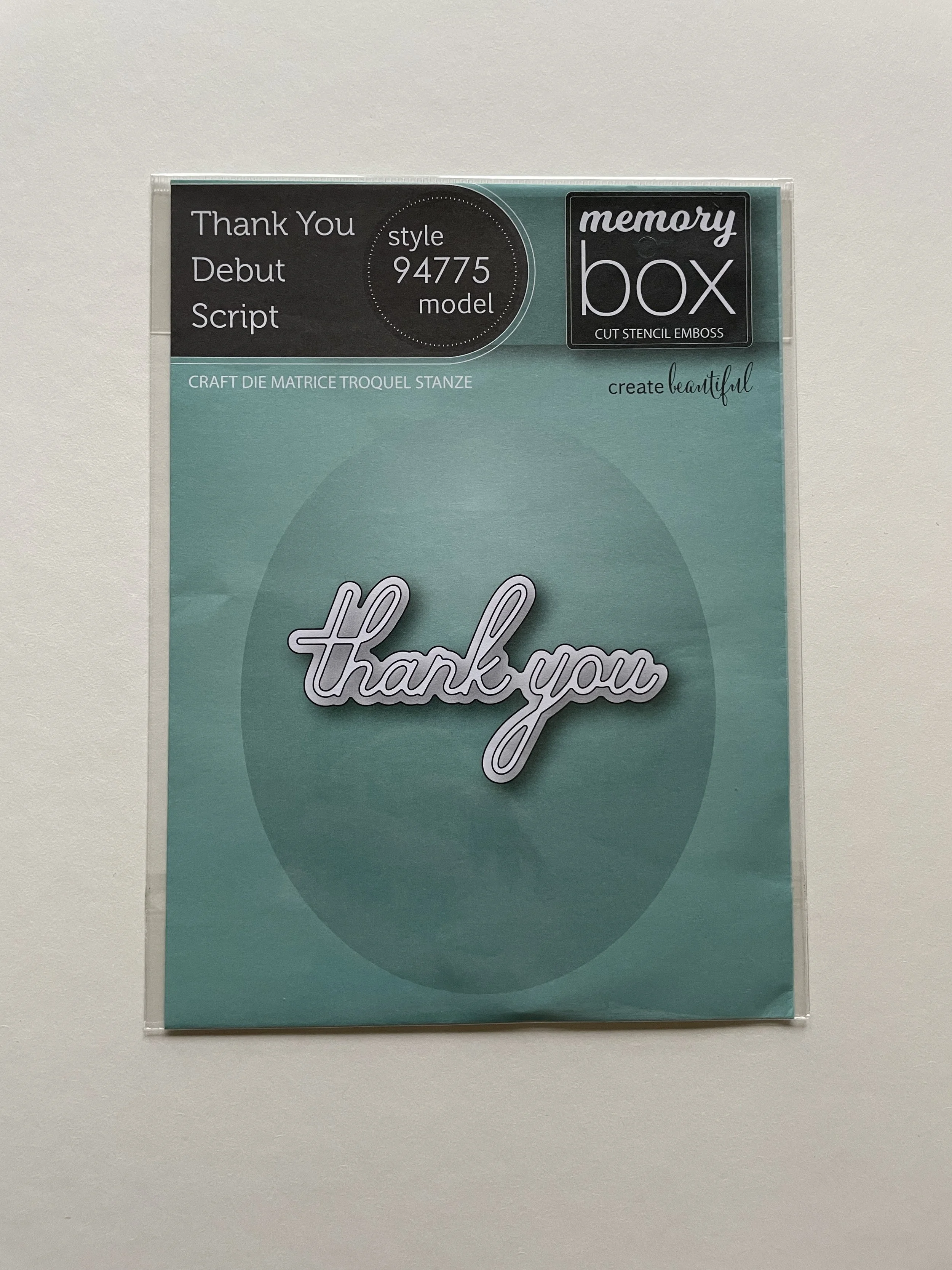 Memory Box Thank You Debut Script