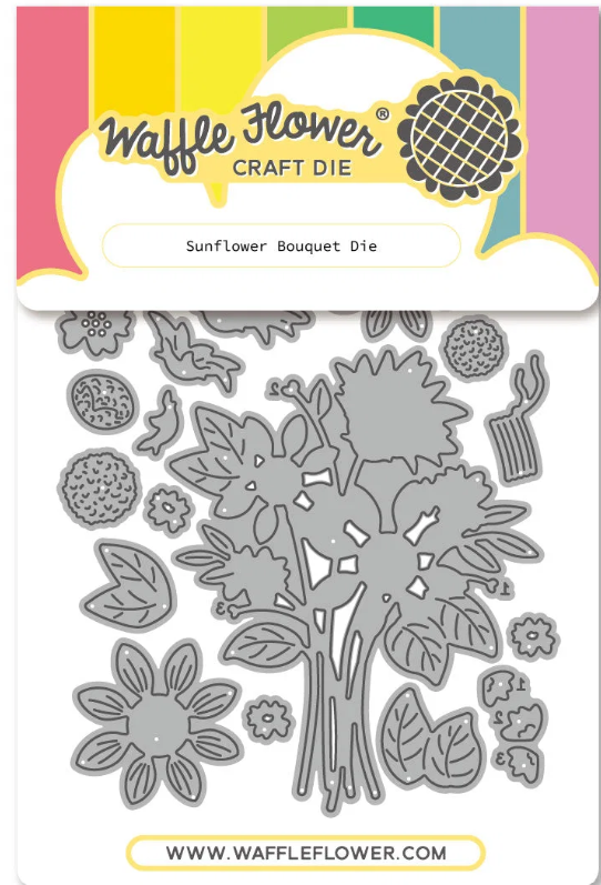 Waffle Flower Crafts - Sunflower Bouquet Die