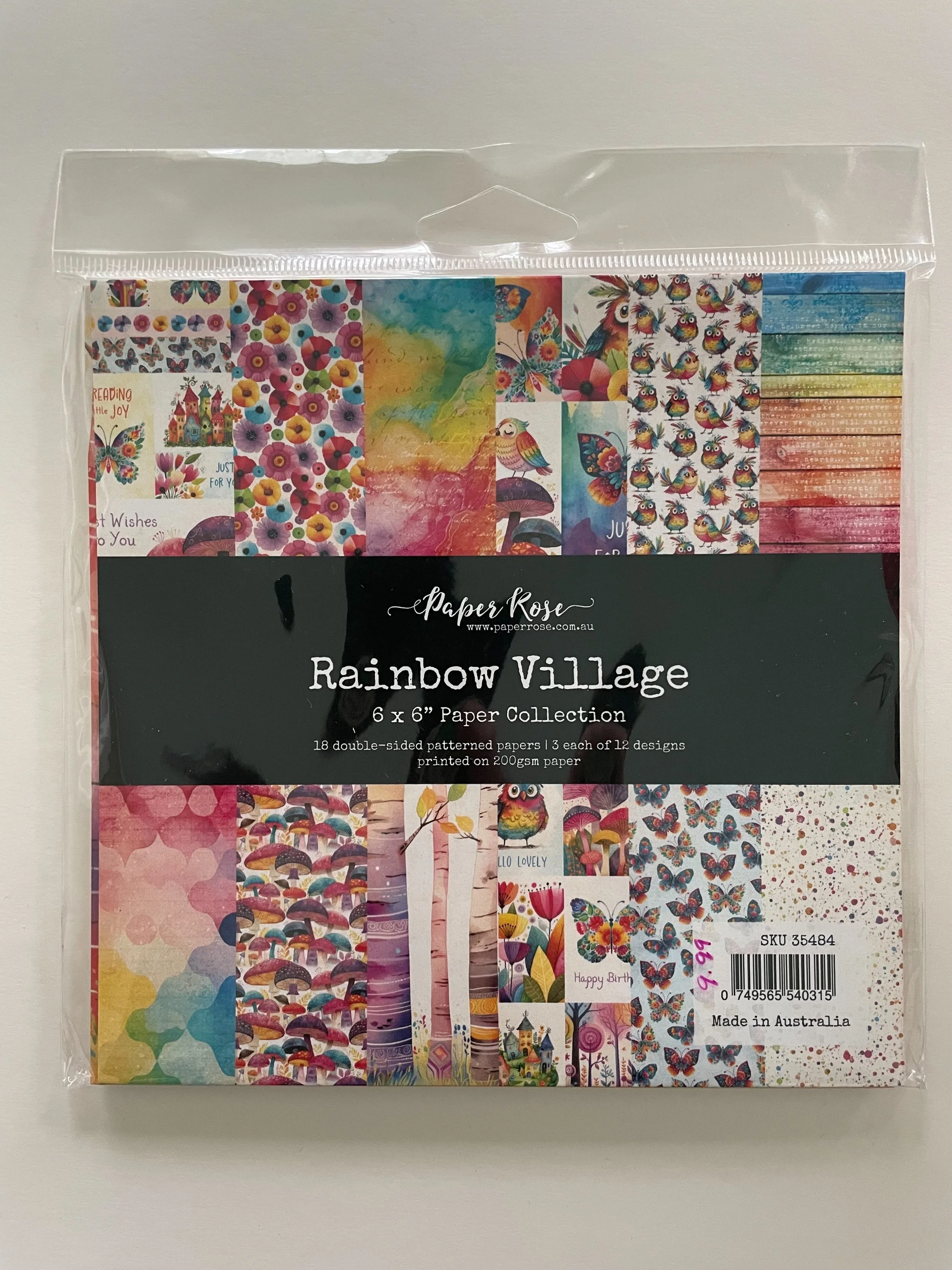 Paper Rose – Rainbow Village 6×6 Paper Collection