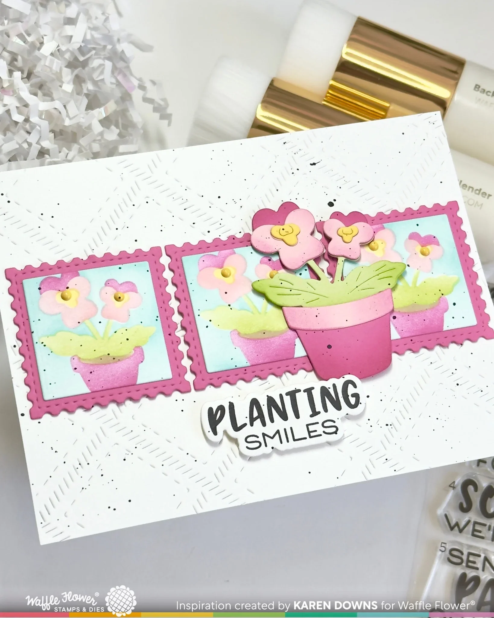 waffle-flower-crafts-square-postage-pansy-stencil #3.webp