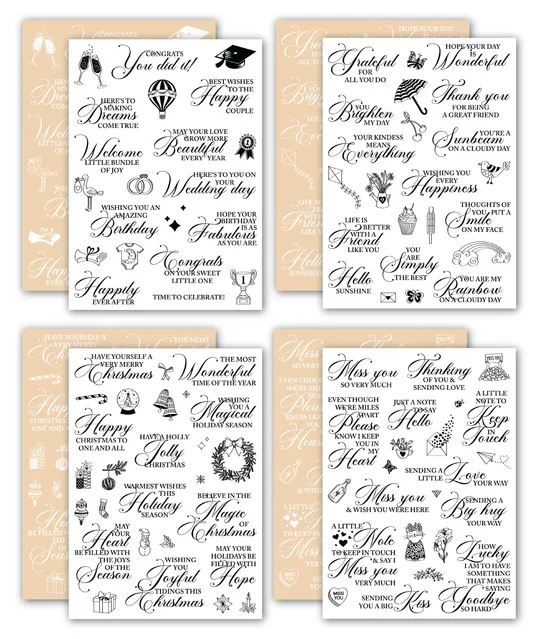 LDRS-Thoughtful Rub -On Transfers