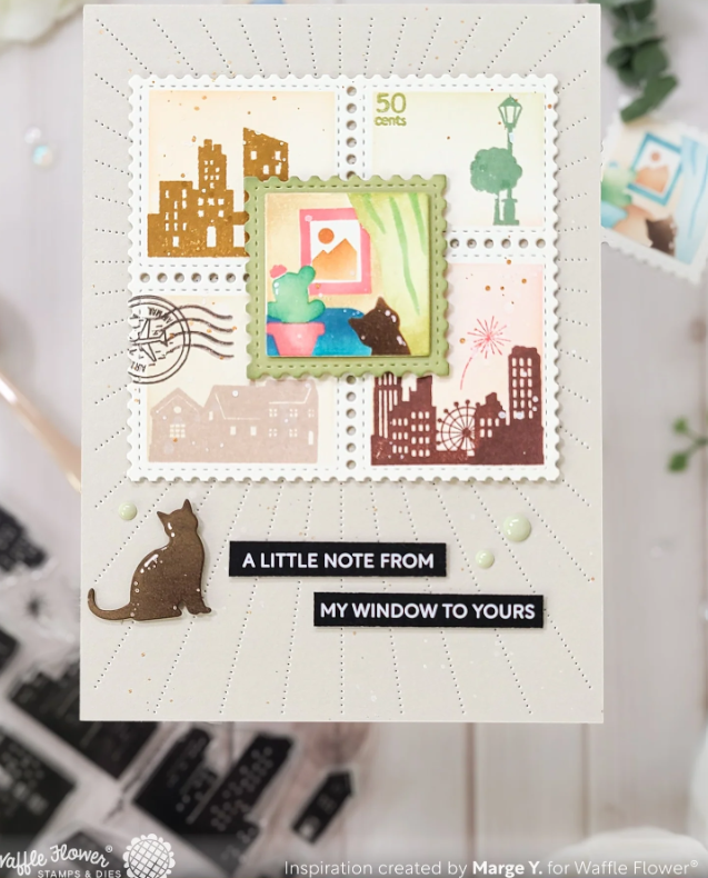 waffle-flower-crafts-postage-collage-city-sunset-stamp-set #2.png