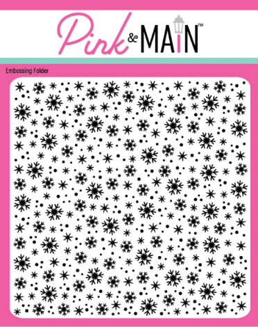 Pink & Main - Winter Flurries Embossing Folder