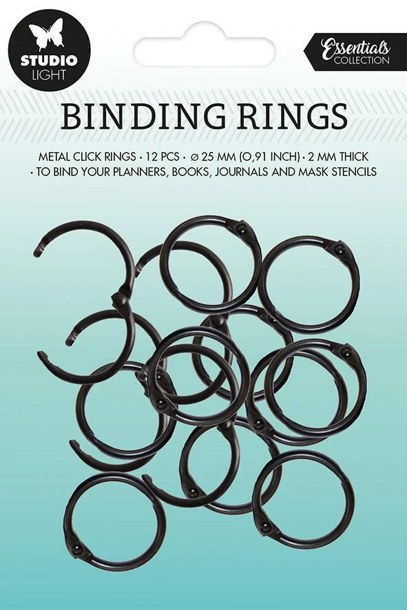 Studio KLight-Binding Click Rings Black Essentials