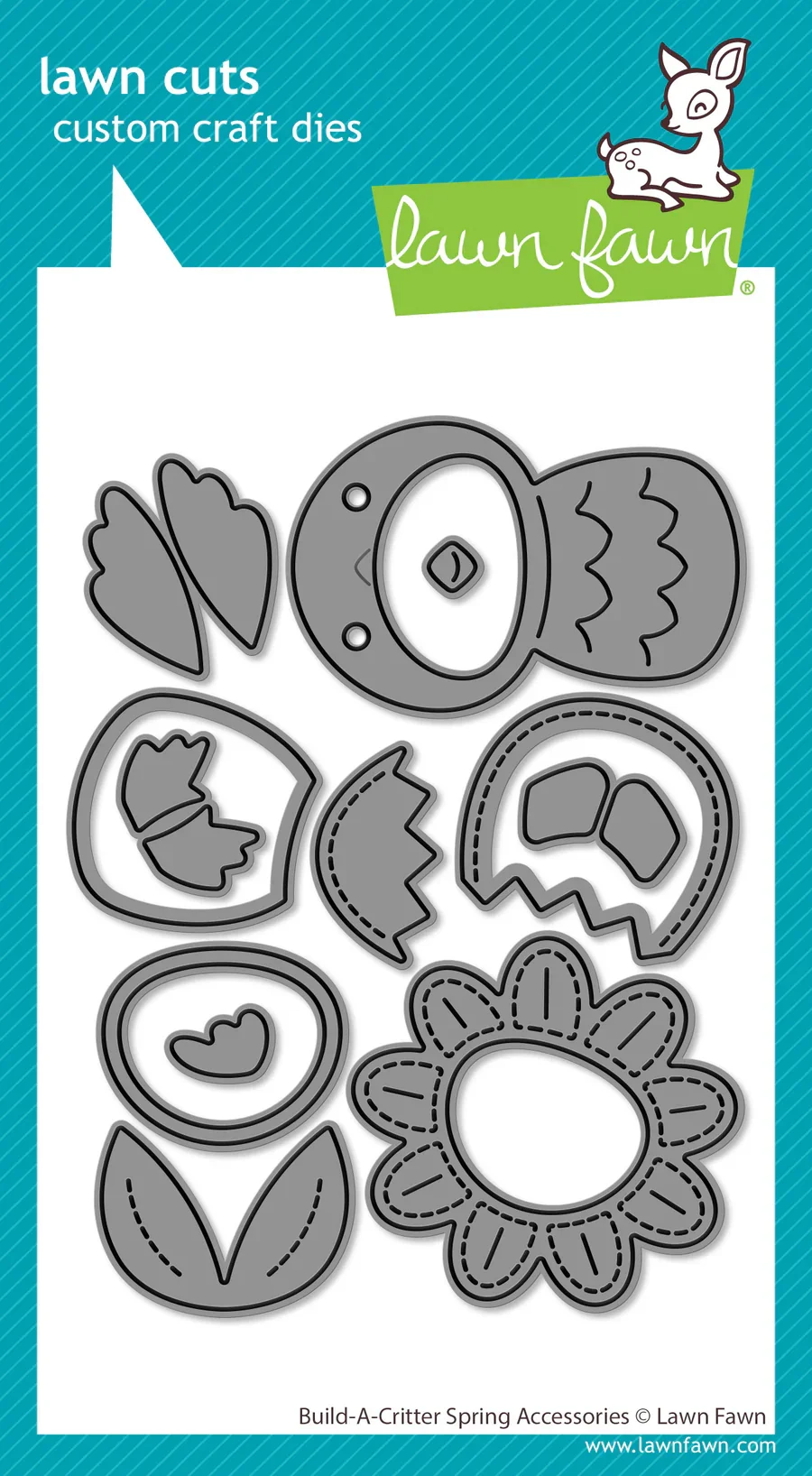 Lawn Fawn-Build a Critter-Spring Accessories Dies