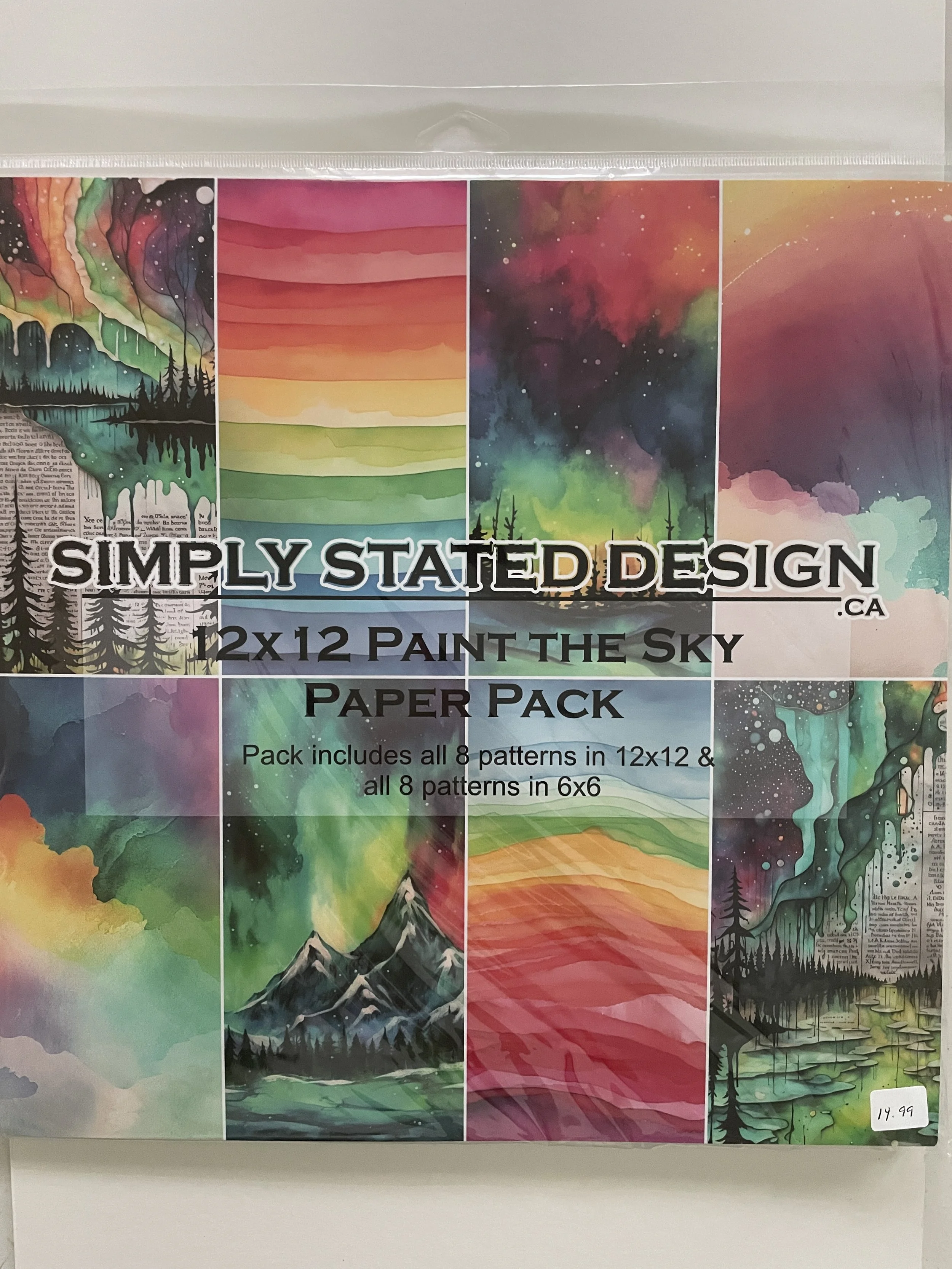 Simply Stated Design 12x12 Paint the Sky Paper Pack