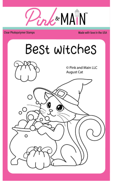 Pink & Main - August Cat & Dies Set