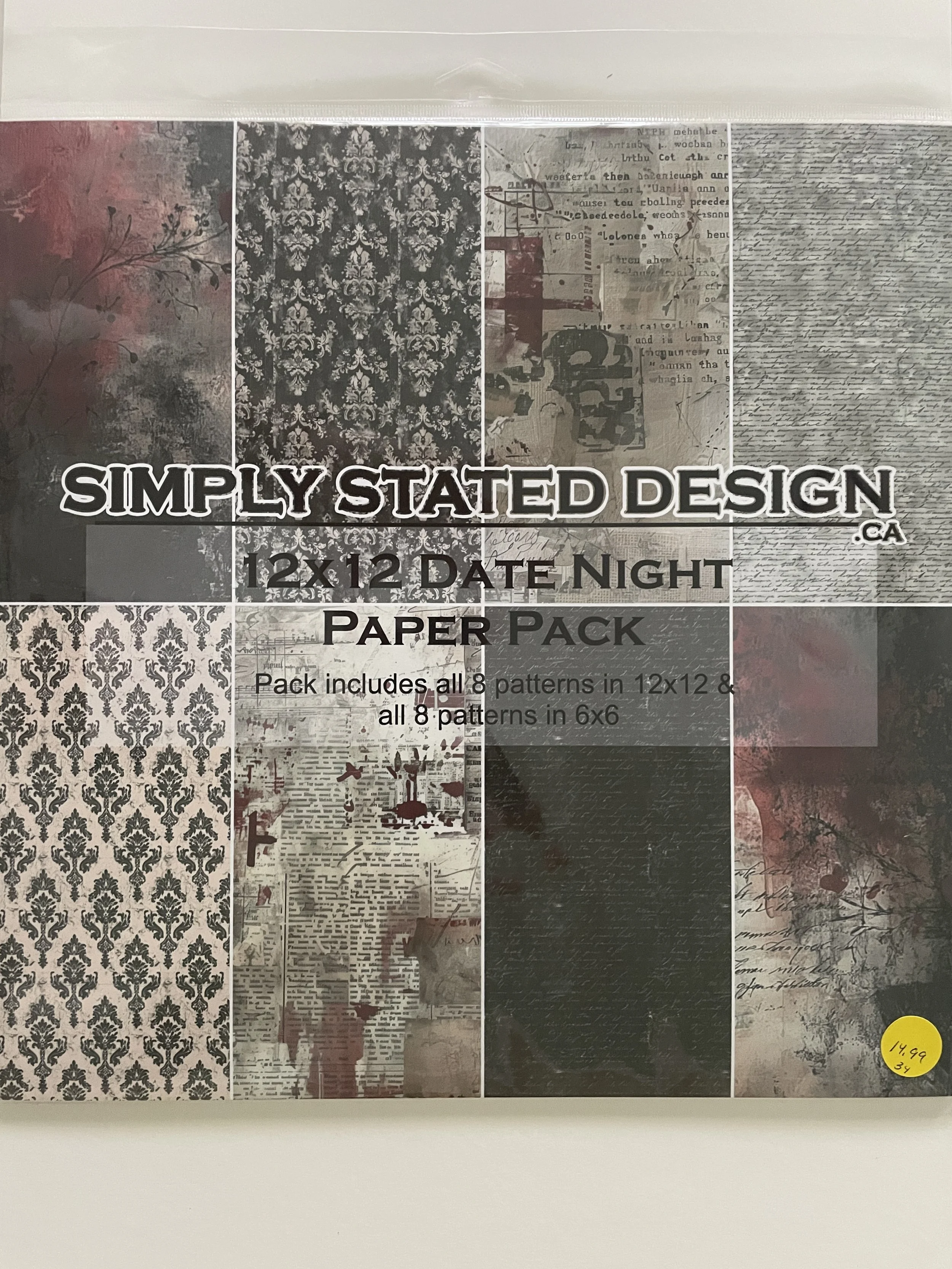 Simply Stated Design 12x12 Date Night Paper Pack