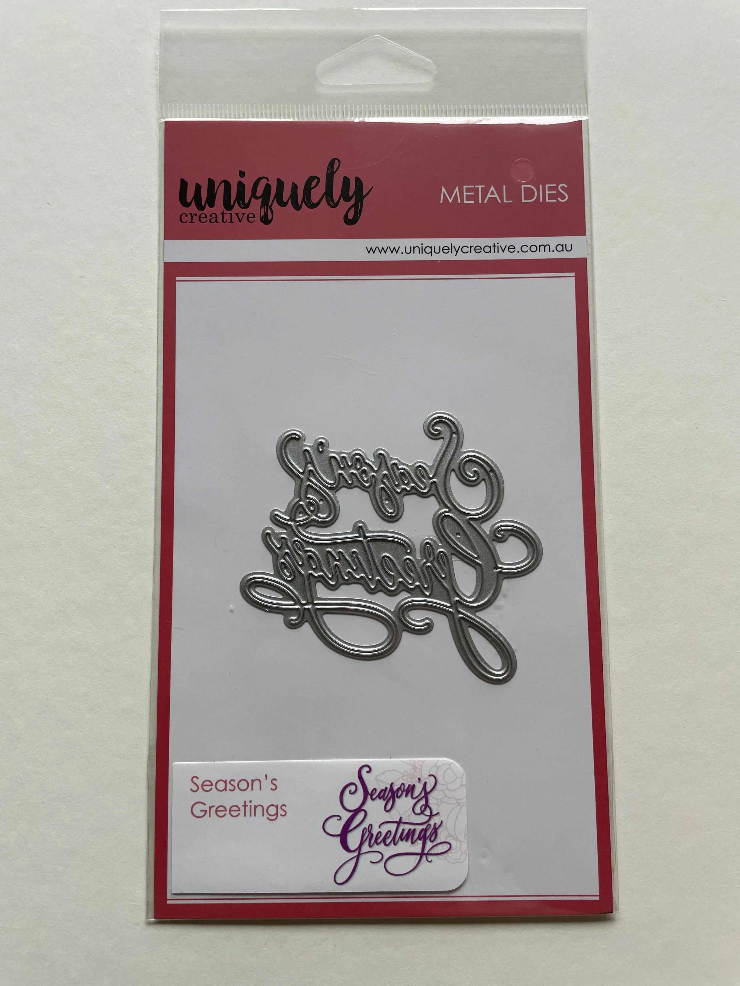 Uniquely Creative Season's Greetings Die