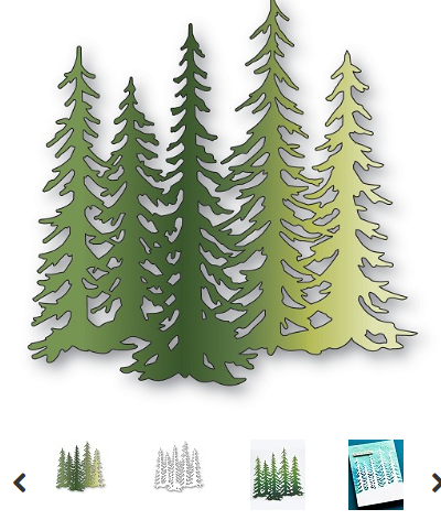 Memory Box - Evergreen Tree Stand craft Die