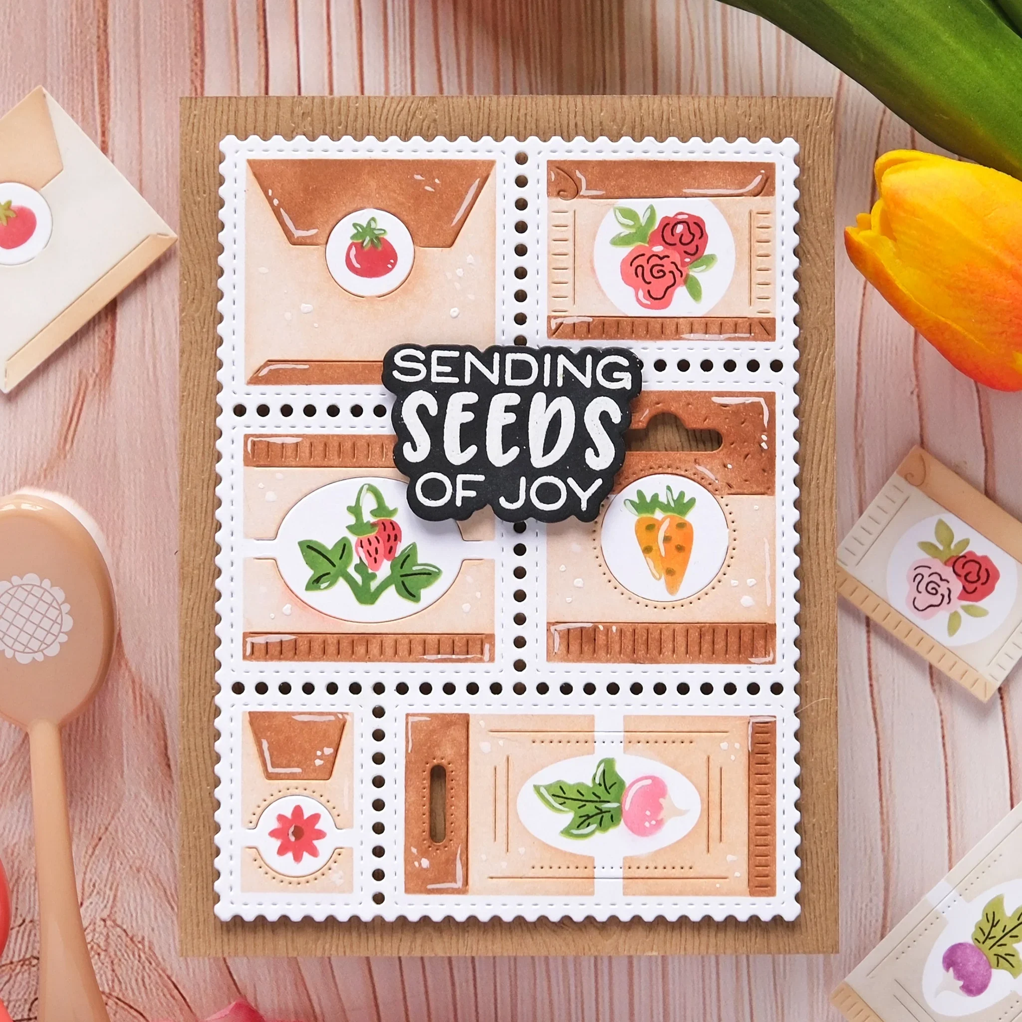 waffle-flower-crafts-postage-collage-seeds-detail-die-and-stencil-set #2.webp