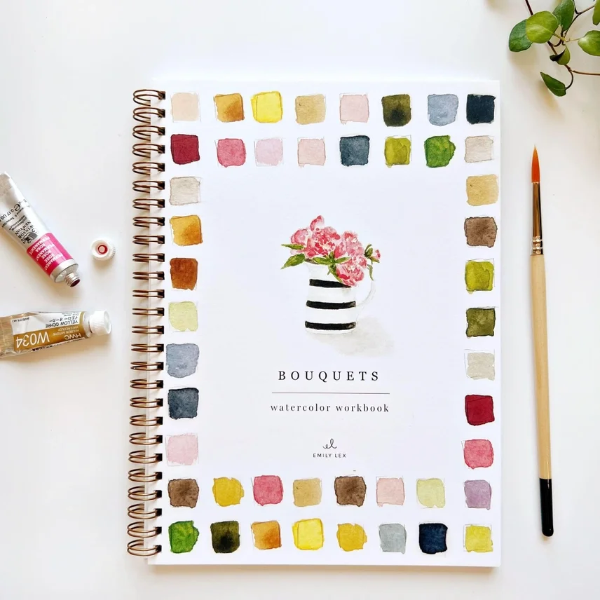 Emily Lex Studio-Bouquets Watercolor Book