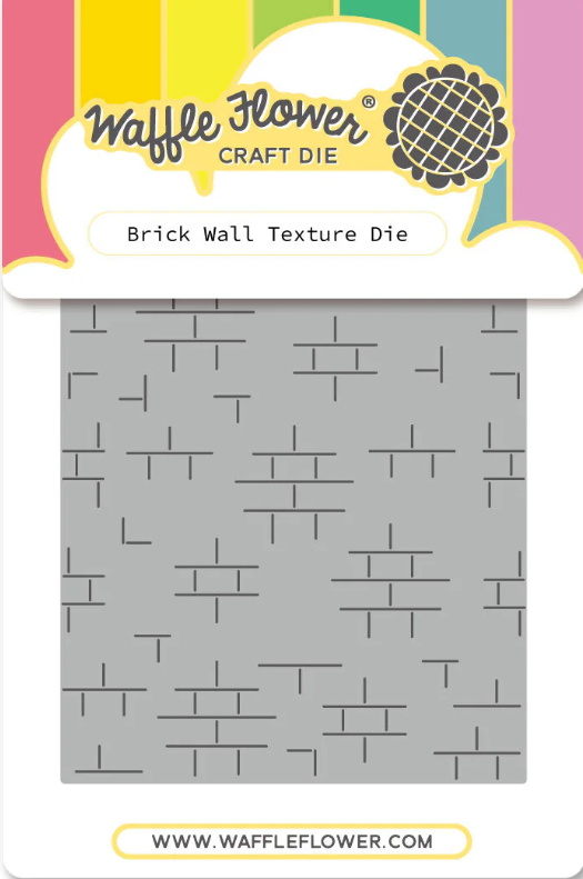 Waffle Flower Crafts - Brick Wall Texture Die